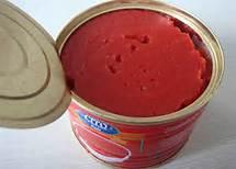 china tomato paste in tin canned 28-30% brix cold break manufacturer