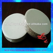 White Waxed Corrugated Cake Cirlce/Cake Base