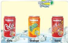 COLA, ORANGE, SARSI BEVERAGE