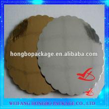 Gold/silver Corrugated Paper Cake Circle/Cake Boards