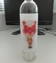 3D wine packaging label