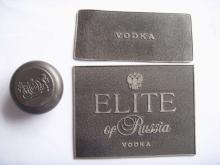tin vodka label series,custom metal vodka bottle label