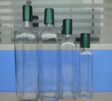 Standard 250ml 500ml 750ml 1L Square  Olive  Oil Glass Bottle