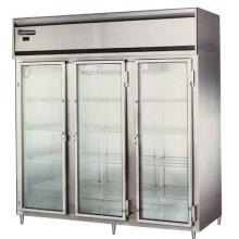 Continental Refrigerator (DL3RE-SS-GD) - 85 1/2  Glass Door Extra-Wide Reach-In Refrigerator