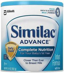 Similac Advance Infant Formula with  Iron ,  Powder , 12.4-Ounces