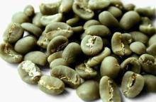 Arabica green coffee beans