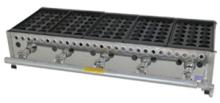 Made in Japan Commercial GasTakoyaki Machine 5 Plate-18 and 28hole