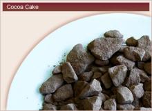 natural cocoa cake