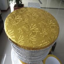 Gold Embossed Foil Corrugated Board For Cake