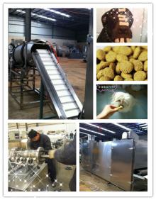 Dog chewing food making machine/production line with CE