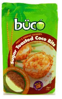 Buco Sugar Toasted Coco Bits 200grams - Sweet and Crunchy Coconut