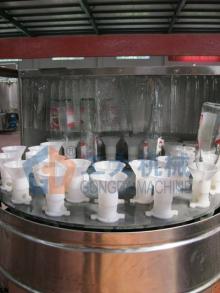 Semi-automatic glass bottle washing machine