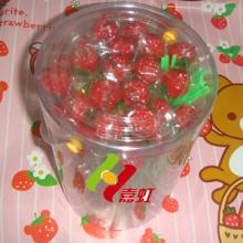 Rose lollipop in bottle