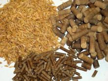 rice husk pellet