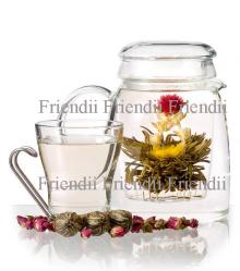 100% handmade blooming flower tea