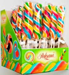 Hand Made Hard Candy Swirl Lollipop 60g