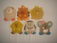  animal   shape d  jelly  lollipops
