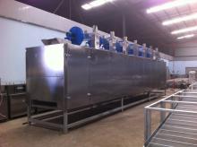 Roaster ove/dryer for food in machinery with air pipe with CE
