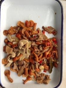 Canned mix mushroom