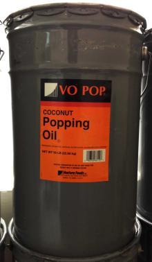 Coconut Popping Oil w/ Color  and Butter Flavor