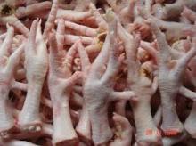 Processed Frozen Chicken Feet & Paws Grade A and B