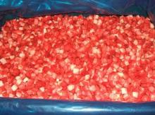 Frozen Strawberry dices 15x15mm