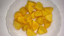 Frozen fried sweet potato