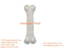 white pressed bone for dog chew