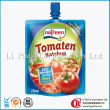 Spouted Retort Pouch For Tomato Sauce Packaging