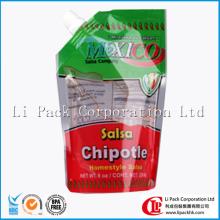 Microwavable Retort Pouch WIth Spout