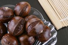 Roasted chestnuts kernels