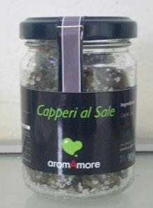 Capers under salt or vinegar