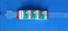 T-shape PP Transparent Clip Strips,PP hang clips