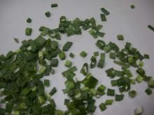 Freeze dried spring onion