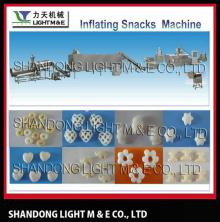 Inflating snack process line