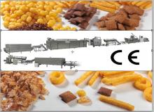 Autoamtic puffing corn  snack   food  extruder machinery