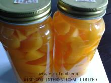 canned peach