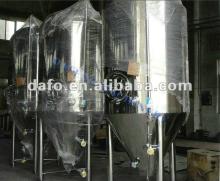Stainless steel conical beer fermentation tank