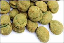 wasabi peanuts flat