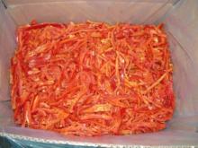 Nonblanched peppers/paprika strips