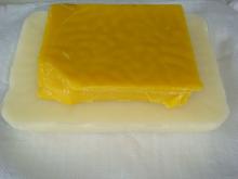 yellow/white beeswax blocks