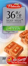 Silky milk sugar free stevia 36% cocoa