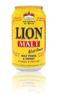 Lion  Malt  Can