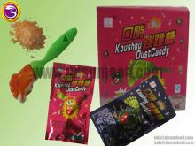 Dust Popping Candy with whistle lollipop