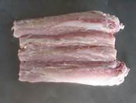 frozen  crocodile  meat