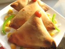 Frozen vegetable samosa