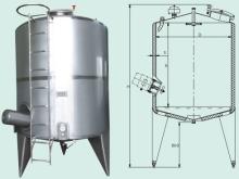 Stainless Steel Dual Layers  Blending  Tank