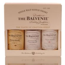 Balvenie  Mini   Pack  3x5cl 10/12/15 year old 42.6%