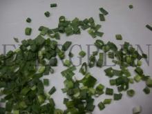 Freeze dried spring onion