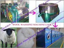 Sheep wool washing cleaning dewatering machine